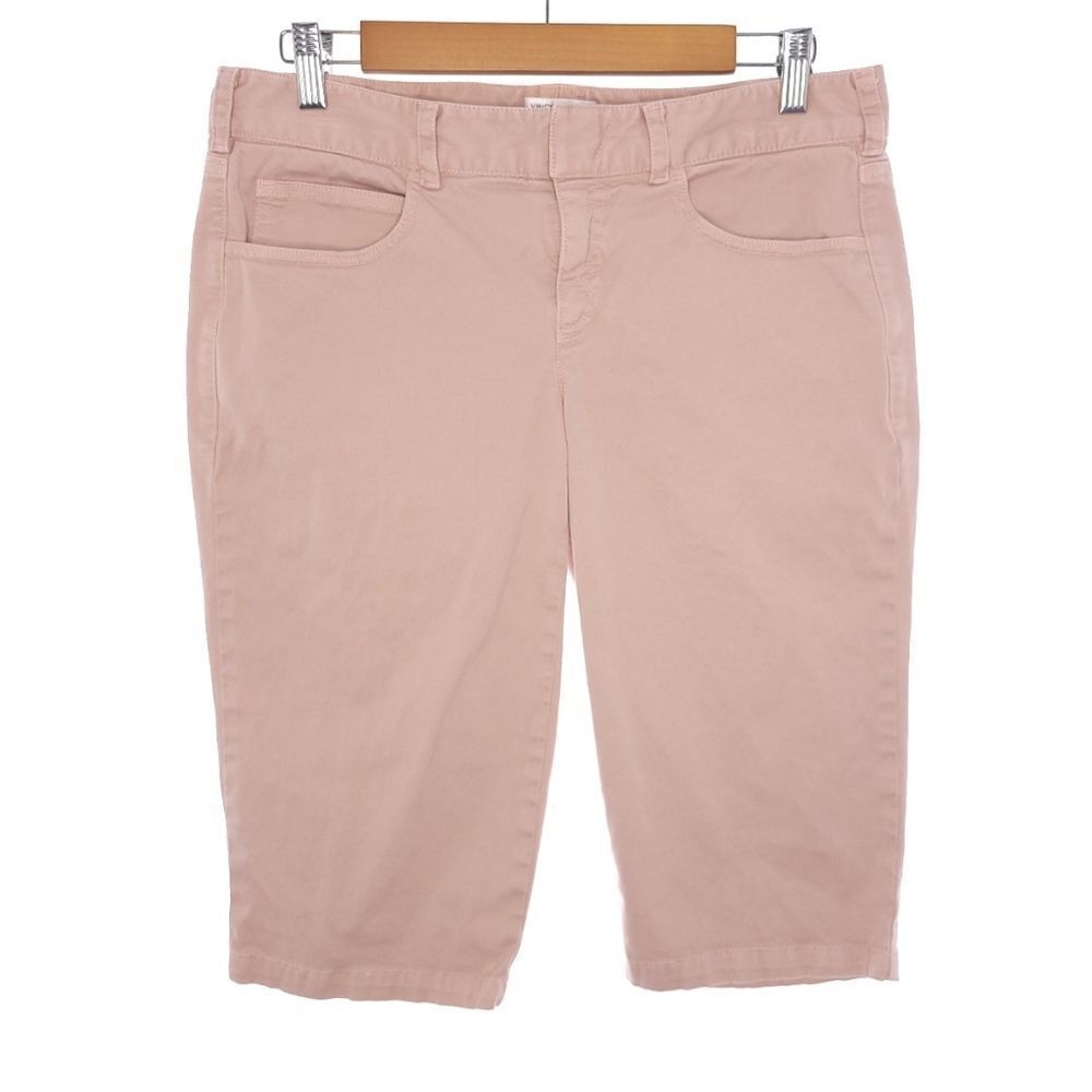 Vince. Solid Pink Womens Size 8 Capri